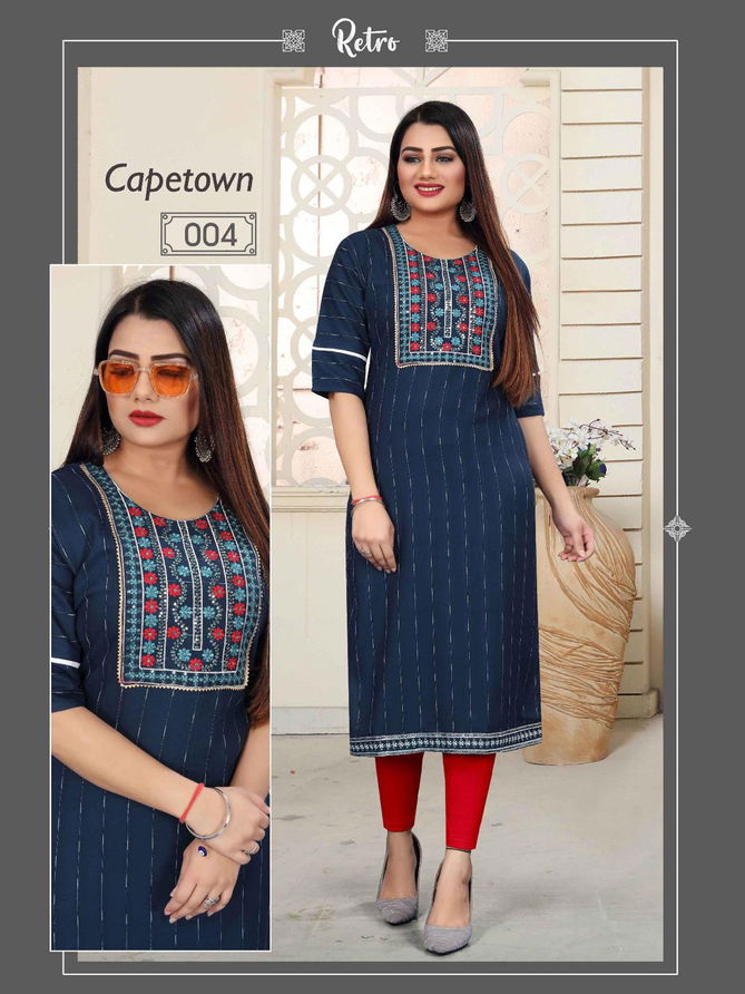 Beauty Queen Capetown 2 Ethnic Wear Wholesale Kurti Collection 